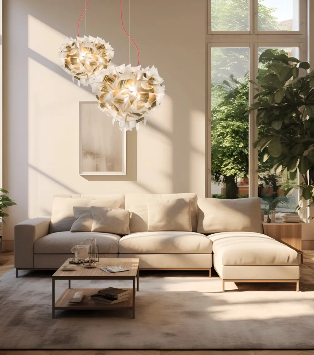 Slamp Suspensions>Veli Aurea small cordon transparent Suspensions