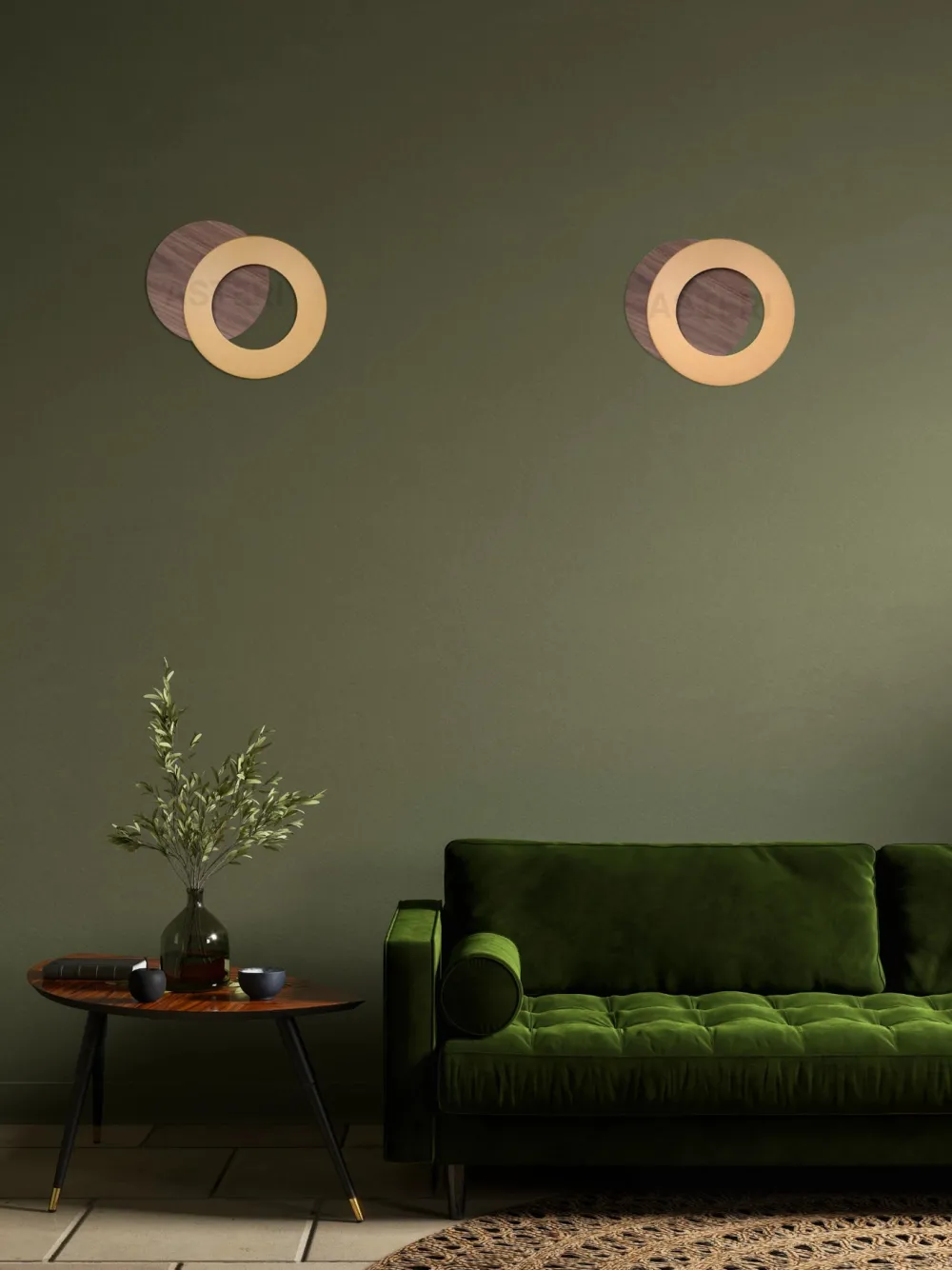 Icone Luce Plafonniers|Plafonniers>Vera Bois 26cm Appliques - Exclusivité Astéri