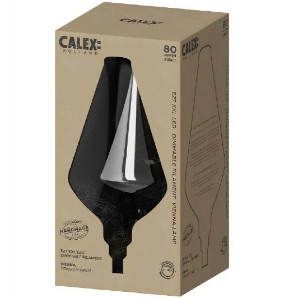Calex Décoratives|Dimmables>Vienna XXL Titanium LED dimmable Décorative