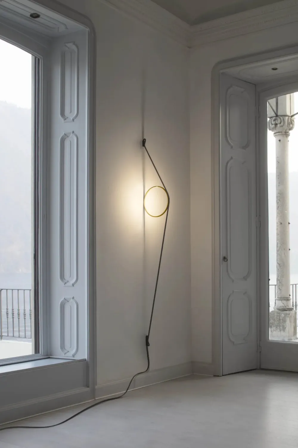 Flos Appliques>Wirering Gris Appliques avec prise LED