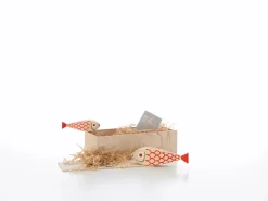 Vitra Enfant|Figurines>Wooden Doll Mother Fish et Child Figurines Multicolore
