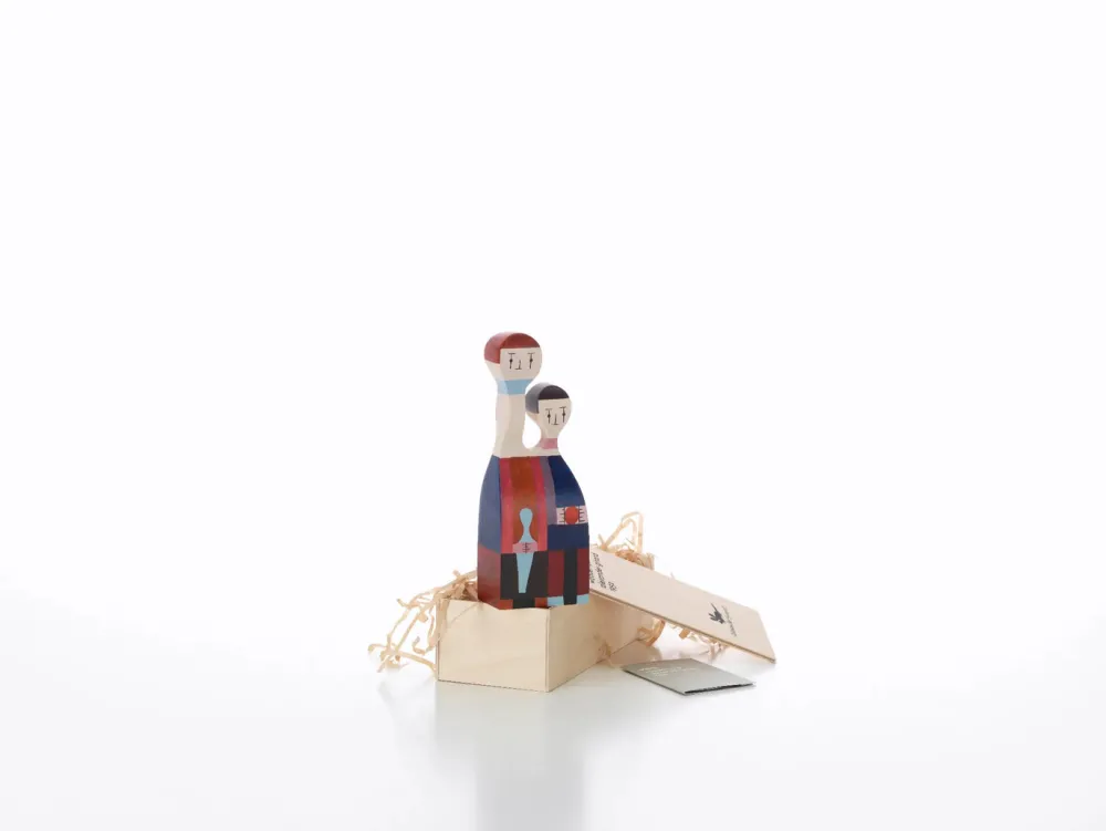 Vitra Figurines>Wooden Doll N°11 Figurines Multicolore