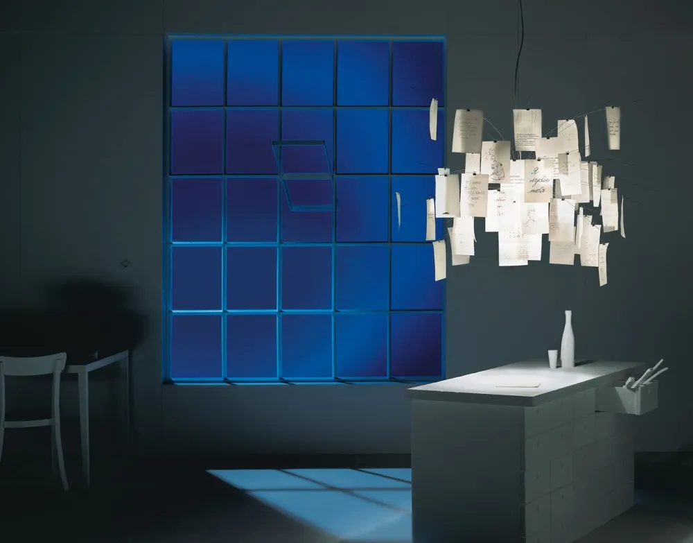 Ingo Maurer Lustres|Suspensions>Zettel’z 5 Suspensions Blanc