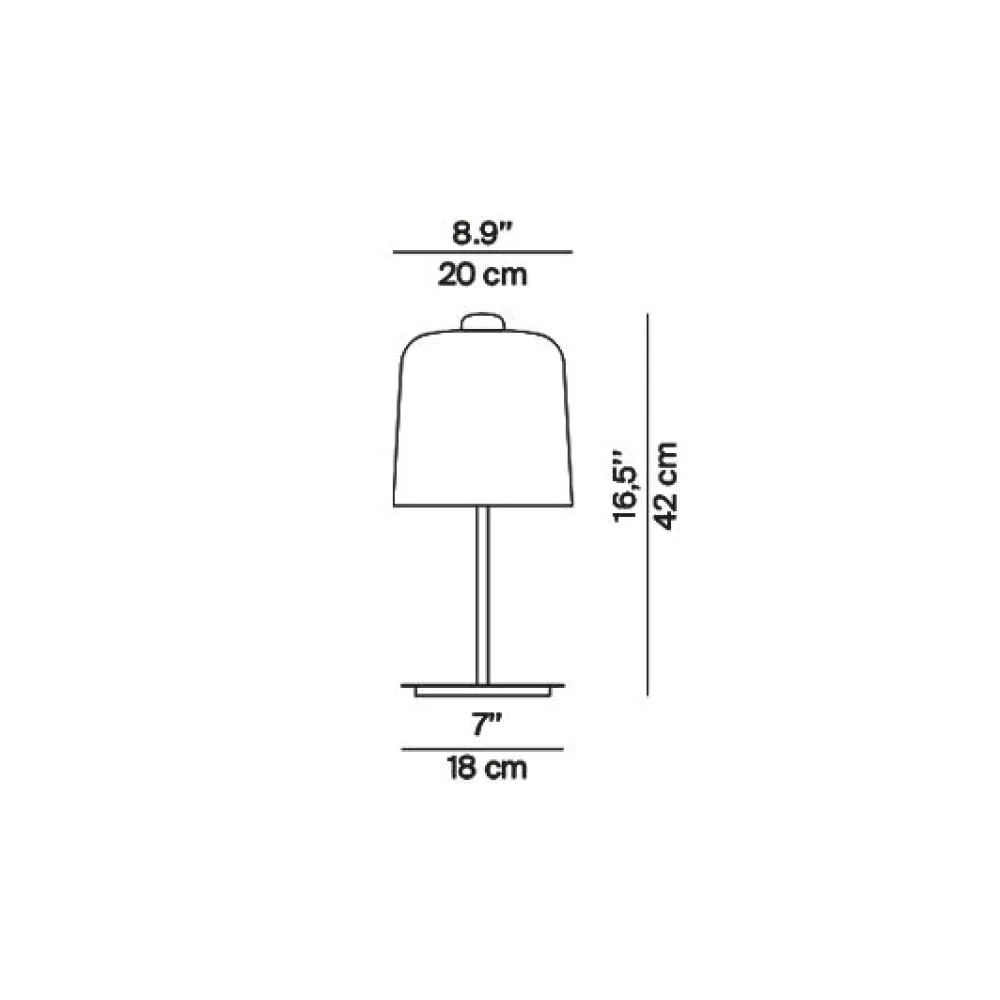Luceplan Lampes À Poser|Lampes À Poser>Zile Ø. 20cm Non Dimmable Lampes à poser